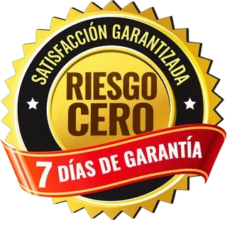 Garantía de 7 días - Riesgo Cero - Satisfacción Garantizada